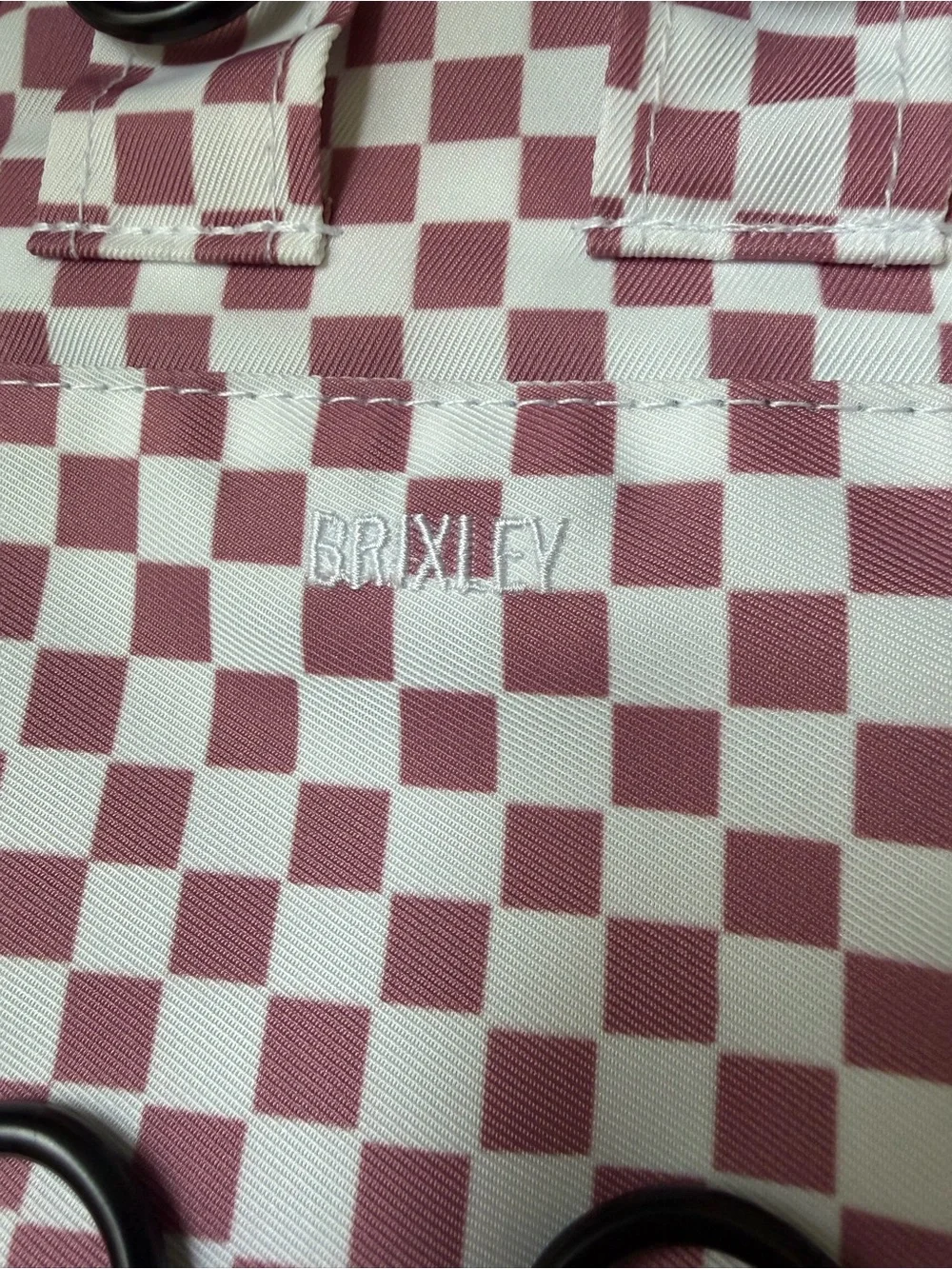 Brixley Crossbody | Pink Checkered | No Strap Included